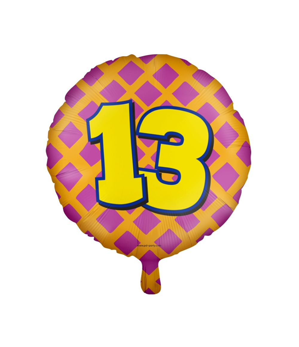 Paperdreams Happy folie ballon - 13 jaar | Paperdreams