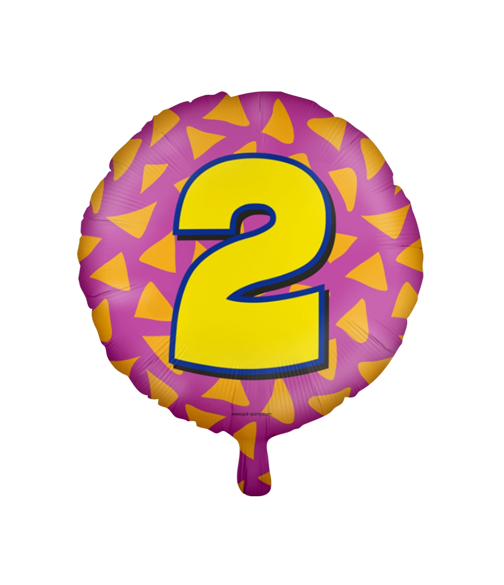 Paperdreams Happy folie ballon - 2 jaar | Paperdreams