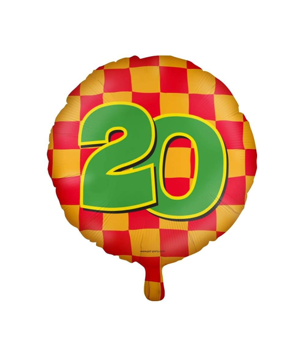Paperdreams Happy folie ballon - 20 jaar | Paperdreams