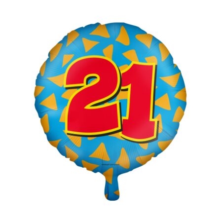 Paperdreams Happy folie ballon - 21 jaar | Paperdreams