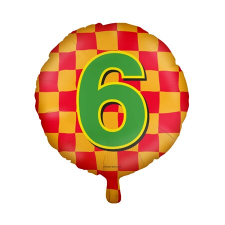 Paperdreams Happy folie ballon - 6 jaar | Paperdreams