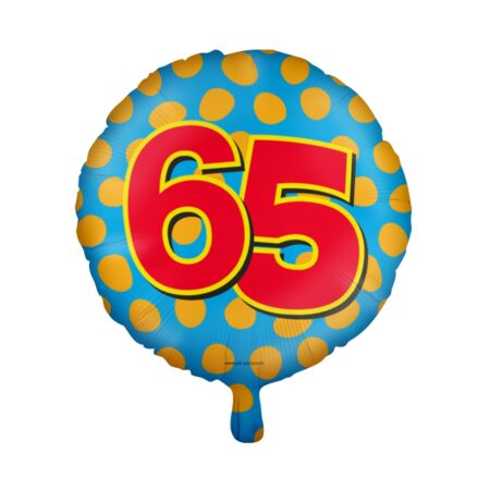 Paperdreams Happy folie ballon - 65 jaar | Paperdreams