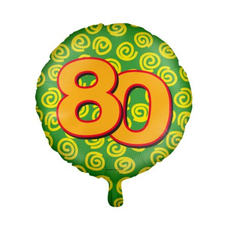 Paperdreams Happy folie ballon - 80 jaar | Paperdreams