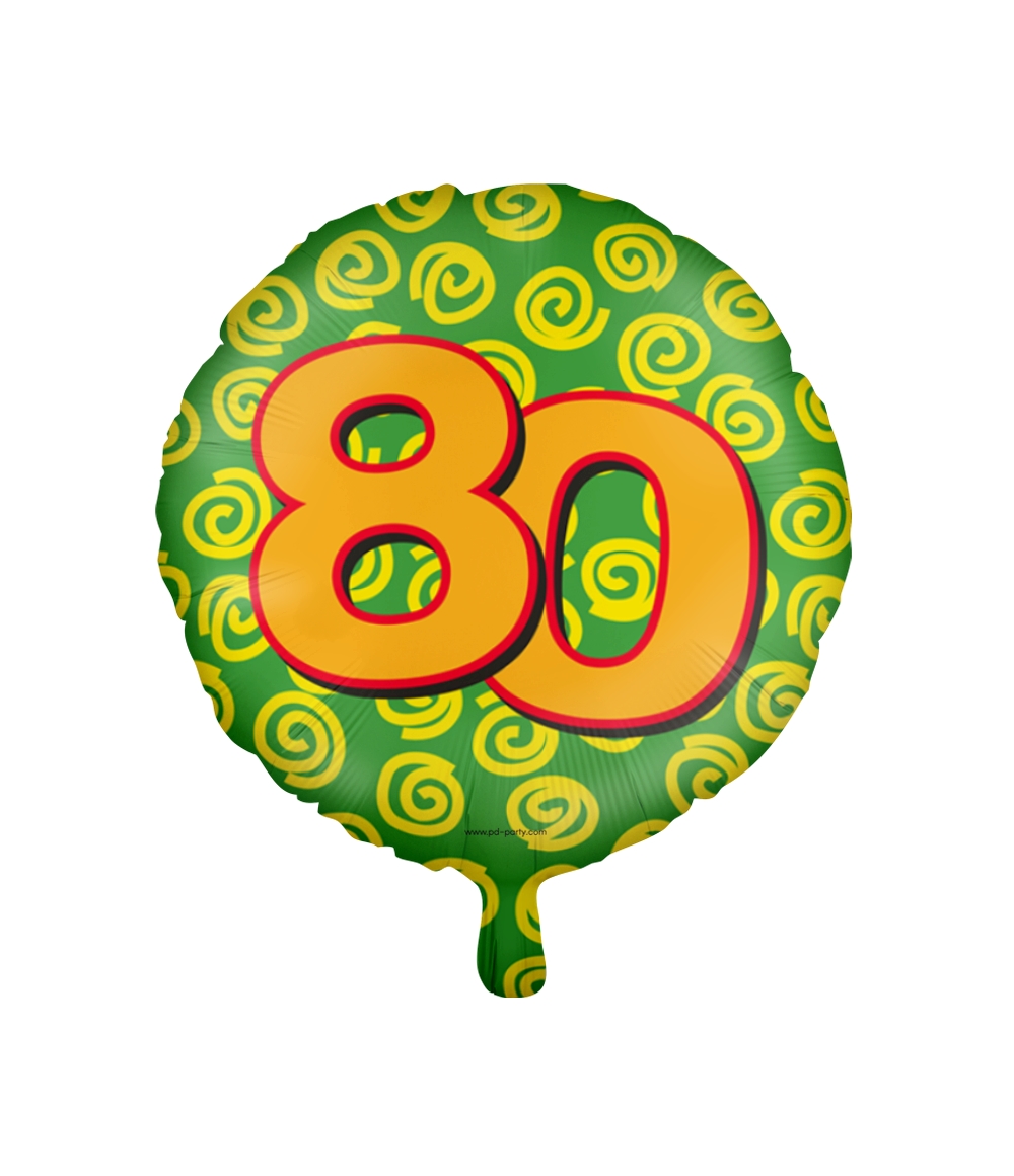 Paperdreams Happy folie ballon - 80 jaar | Paperdreams