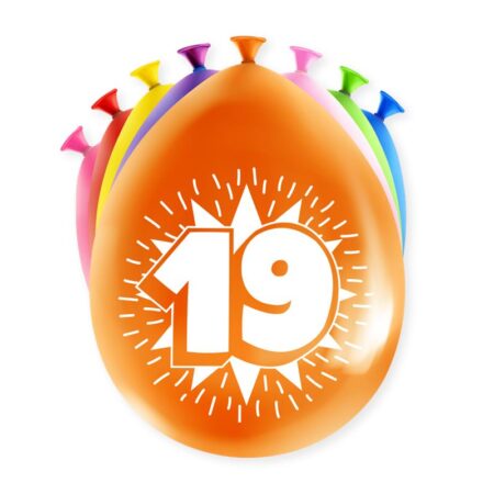 Paperdreams Happy party ballon - 19 jaar | Paperdreams