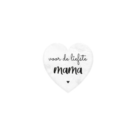Paperdreams Marmeren Hartje - Mama | Paperdreams