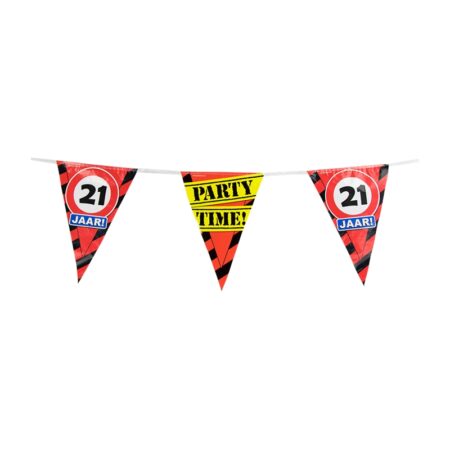 Paperdreams Party Vlag - 21 jaar | Paperdreams