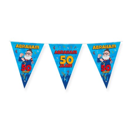 Paperdreams Party vlag - Abraham cartoon | Paperdreams