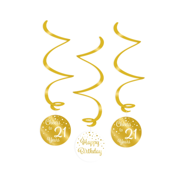 Paperdreams Swirlslingers goud/wit - 21 | Merkloos