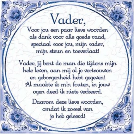 Paperdreams Tegel - Vader | Paperdreams