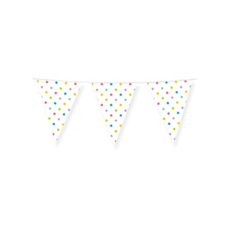 Paperdreams Vlaggenlijn - Party dots 4m | Paperdreams