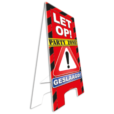Paperdreams Warning Sign nr.18- Geslaagd | Paperdreams