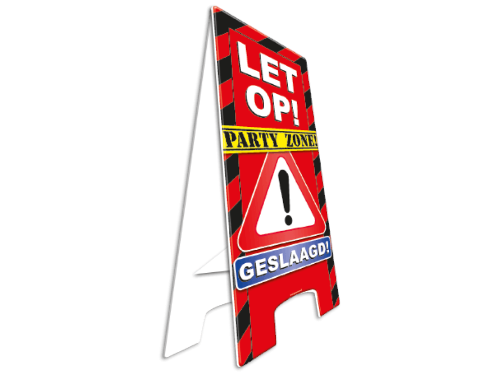 Paperdreams Warning Sign nr.18- Geslaagd | Paperdreams