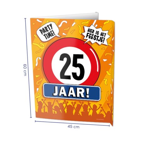 Paperdreams Window signs - 25 jaar | Paperdreams
