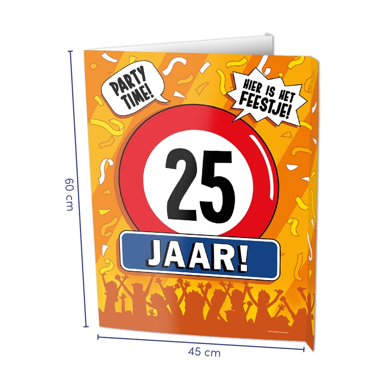 Paperdreams Window signs - 25 jaar | Paperdreams