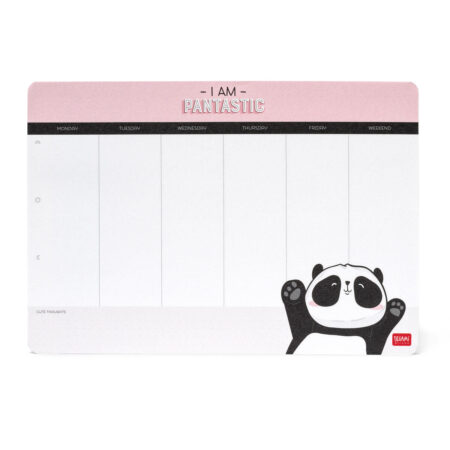 Papieren muismat notitieblok - Panda | Legami