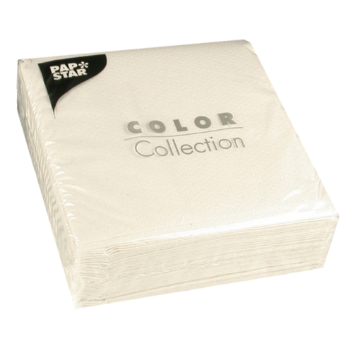 Papstar 100 servetten 33x33 wit | PapStar