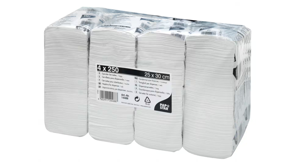 Papstar navulservetten 250st 4 pak | PapStar