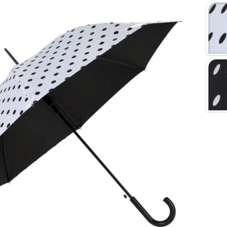 Paraplu met stippen 104x86cm | Merkloos