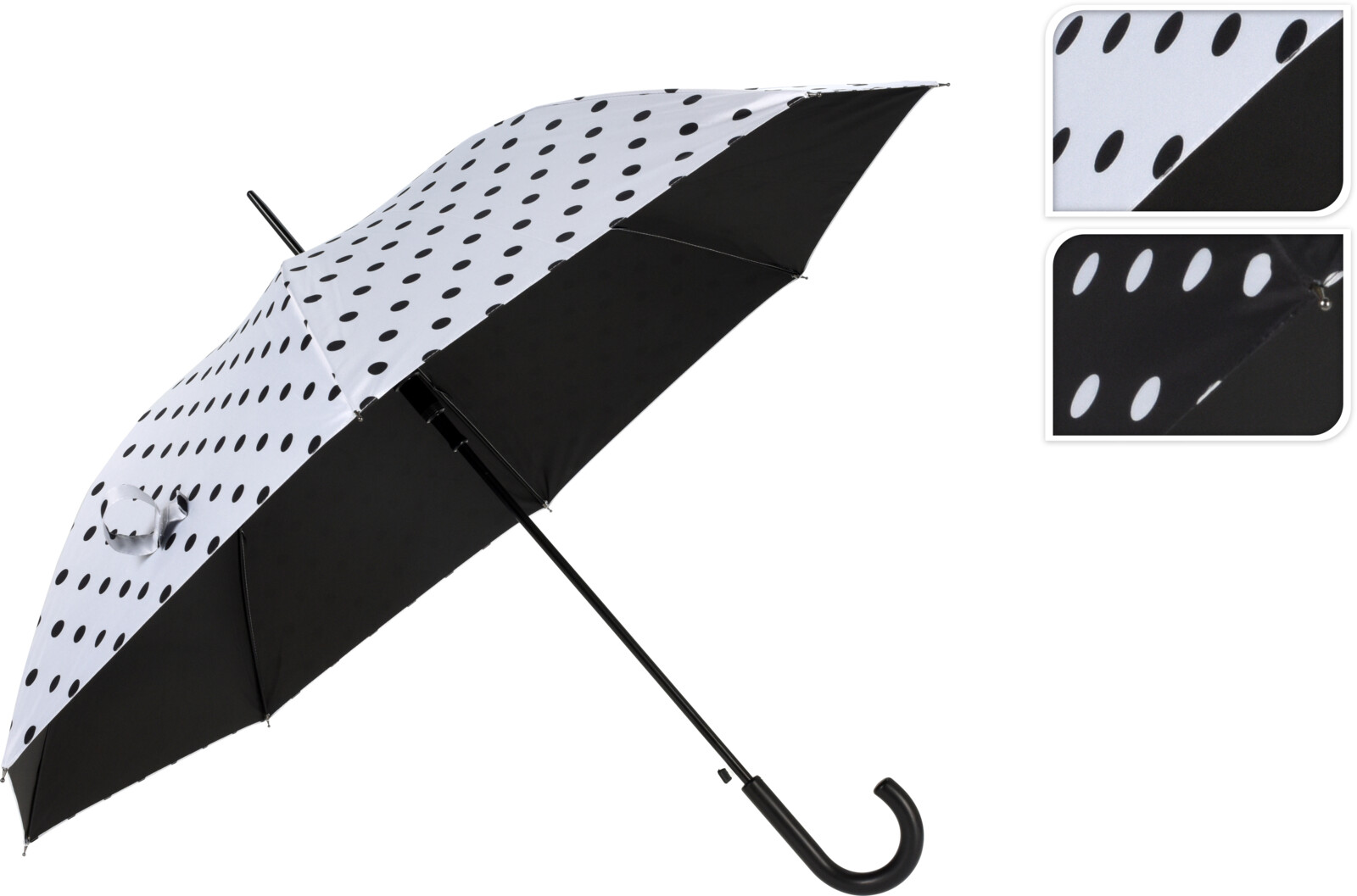 Paraplu met stippen 104x86cm | Merkloos