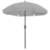Parasol LANZAROTE 250cm Opdraai Grijs | Madison