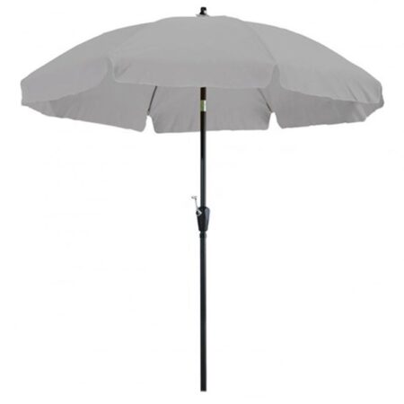 Parasol LANZAROTE 250cm Opdraai Grijs | Madison