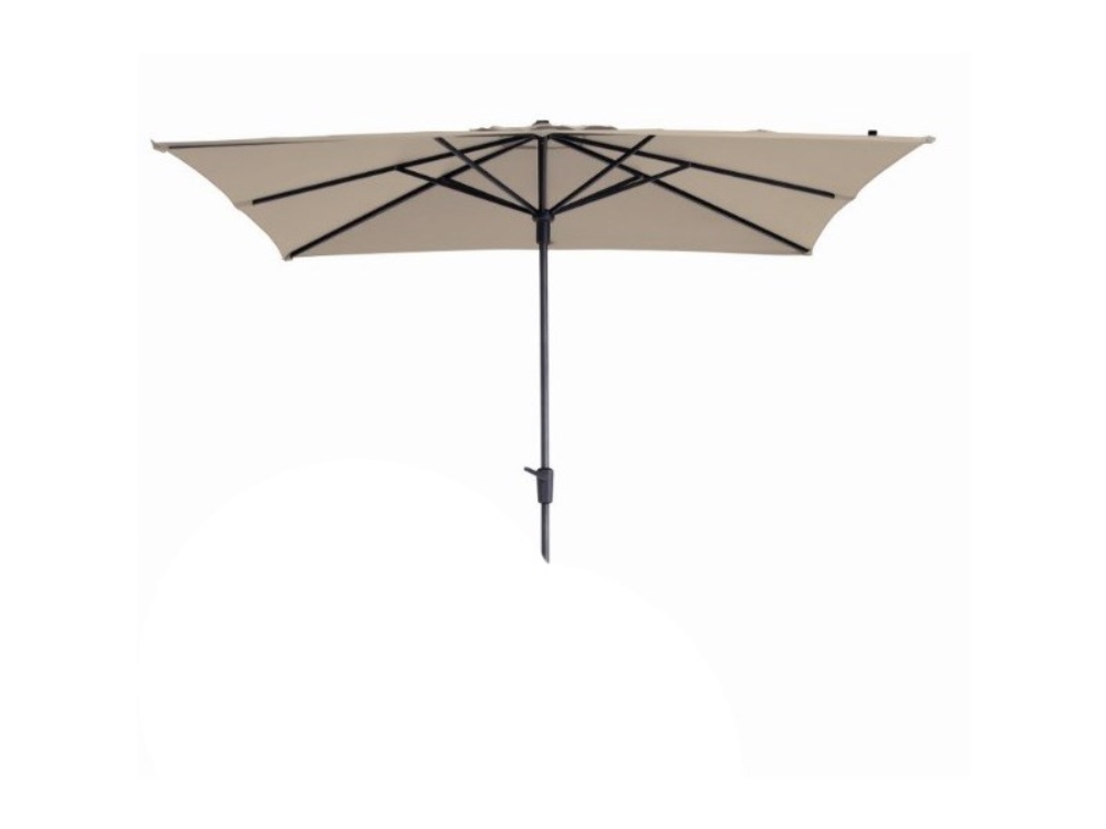 Parasol Syros 280x280cm opdraai ECRU | Madison