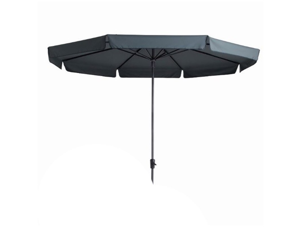 Parasol Syros 350cm draai volant grijs | Madison