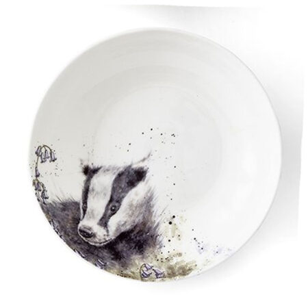Pasta Bowl 22cm Badger | Wrendale design