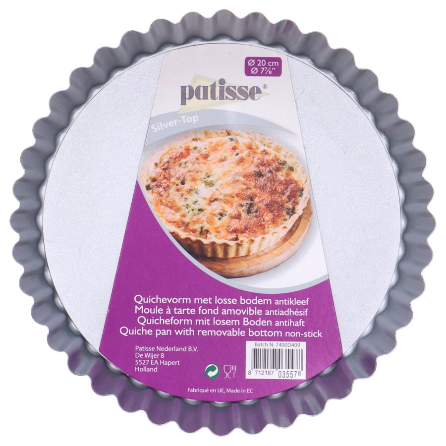 Patiisse Quichevorm 20 Cm Losse Bodem & Hoge Rand | Patisse