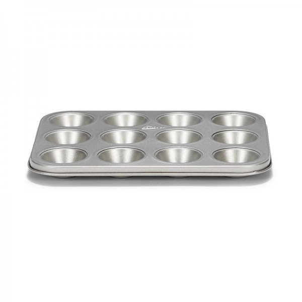 Patisse Mini-Muffinvorm Silvertop 12 vaks | Patisse