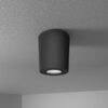 Paxton LED Opbouwspot - 4 Watt 345 Lumen - 6500K daglicht wit - GU10 - Badkamer Opbouwspot - Dimbaar - IP64 Waterdicht - Rond - Voor binnen en buitengebruik - Zwart | HOFTRONIC