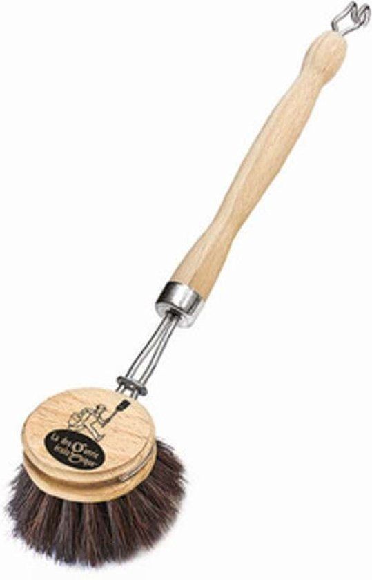 Peggy Perfect Afwasborstel Hout Paardenhaar 4.2cm |