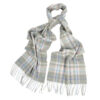 Penshaw check scarf grey/pink | Barbour
