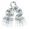 Penshaw check scarf neutral | Barbour