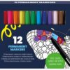 Permanent Markers - Set van 12 stuks | ImageBooks