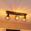 Petal - LED Plafondlamp - 3 spots - E14 Fitting - Kantelbaar & Draaibaar - Zwart | HOFTRONIC