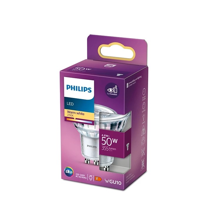 Philips Led lamp GU10 50W 355LM reflector | Philips