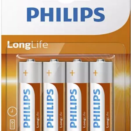 Philips batterij Longlife AA R6 12x4st | Philips