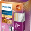 Philips led lamp E14 25W 250Lm kogel filament dimbaar | Philips