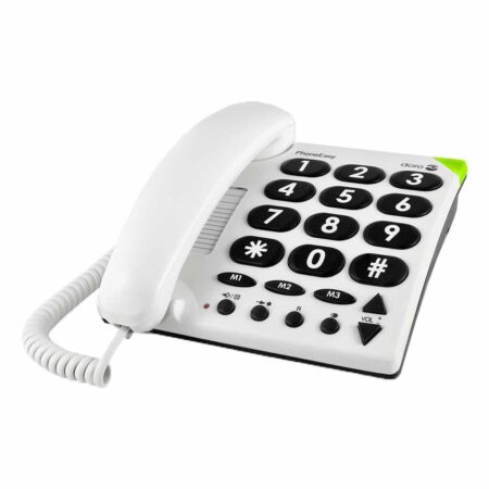 PhoneEasy Seniorentelefoon met grote toetsen voor eenvoudig gebruik - 3 directe oproep toetsen voor familie | Doro | Doro