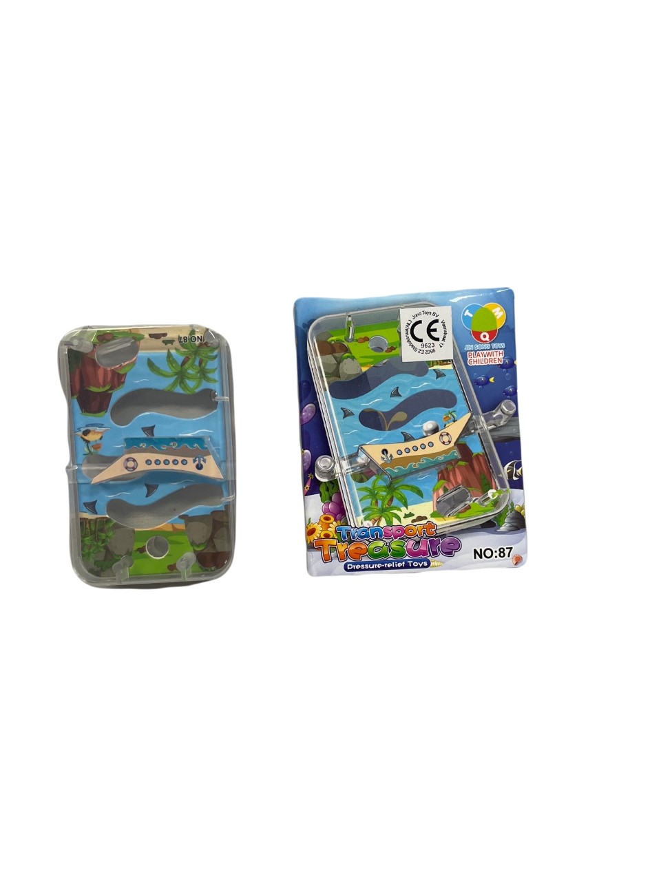 Pin ball spel boot 8cm | Merkloos