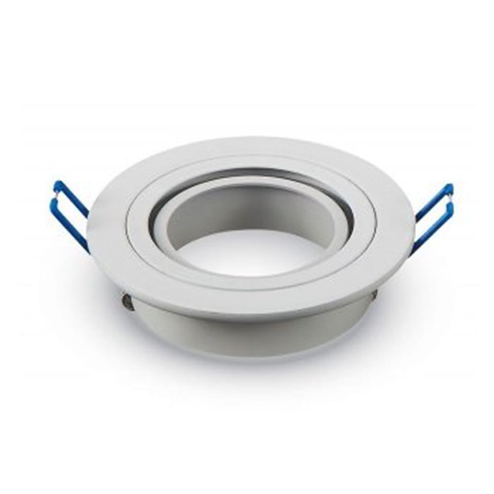 Pittsburg LED Inbouwspot - Kantelbaar armatuur - Diameter 90mm - GU10 Fitting incl. lamphouder - Rond - IP20 voor binnen - Wit | V-TAC