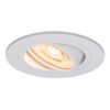 Pittsburg LED inbouwspot - 6W 570lm - GU10 LED Module - Extra plat - 2700K warm wit - Dimbaar - Rond - Kantelbaar - IP20 voor binnen - Wit | HOFTRONIC