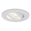 Pittsburg LED inbouwspot - Extra plat 58mm - GU10 LED Module - Extra plat 58mm - 6000K daglicht wit - Dimbaar - Rond - Kantelbaar - Voor binnen - Zwart | HOFTRONIC