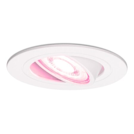 Pittsburg Smart inbouwspot - 4.8 Watt 345 Lumen - Wifi + Bluetooth - RGBWW - GU10 - Google Home