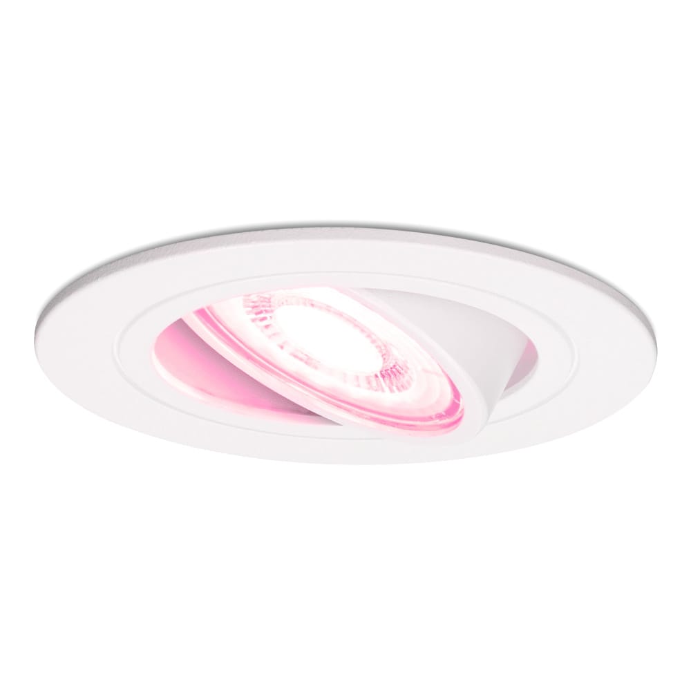 Pittsburg Smart inbouwspot - 4.8 Watt 345 Lumen - Wifi + Bluetooth - RGBWW - GU10 - Google Home