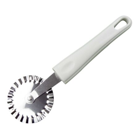 Pizzasnijder RVS met wit kunststof heft | ARO houseware