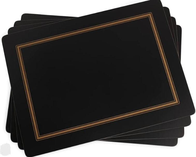 Placemat Black Classic