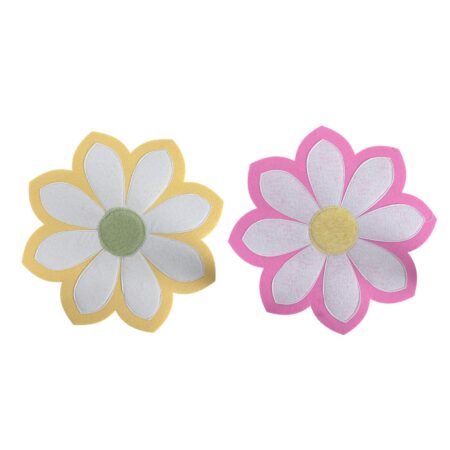 Placemat vilt bloem Ø32cm | Merkloos